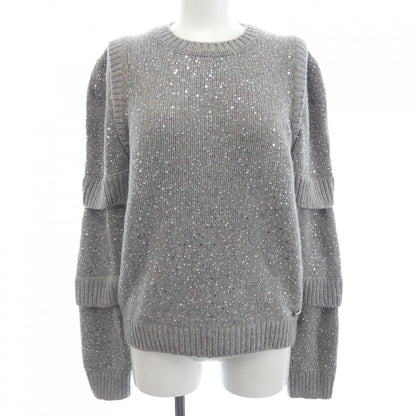 Chanel Knit Sweater Gray