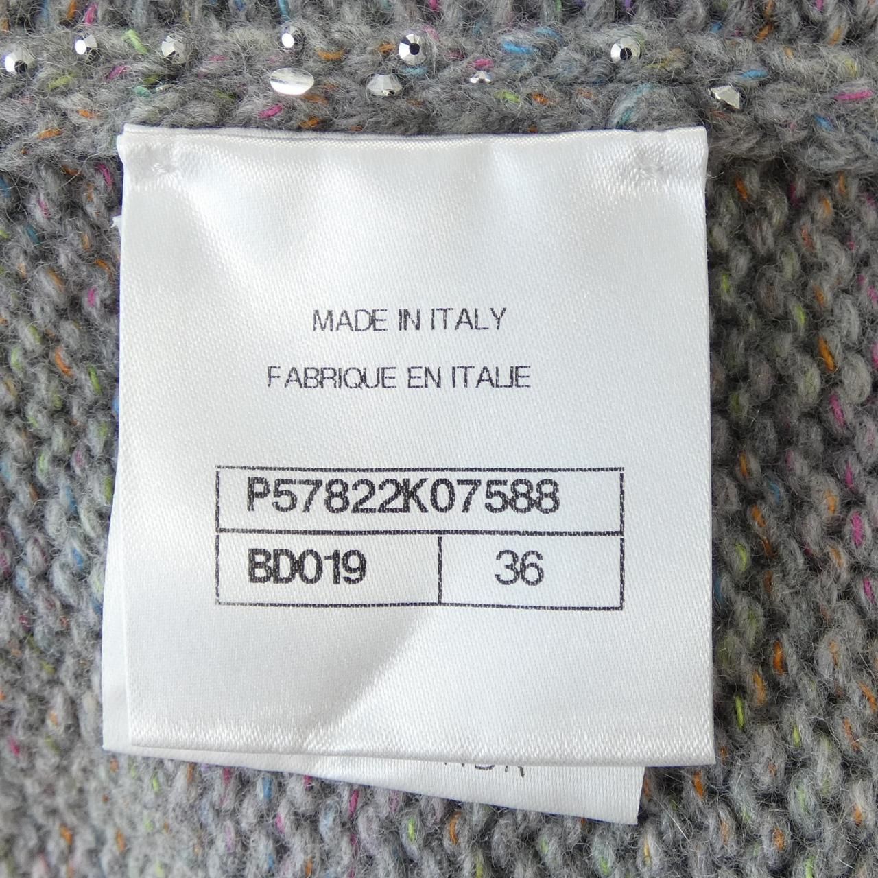 Chanel Knit Sweater Gray — view 4