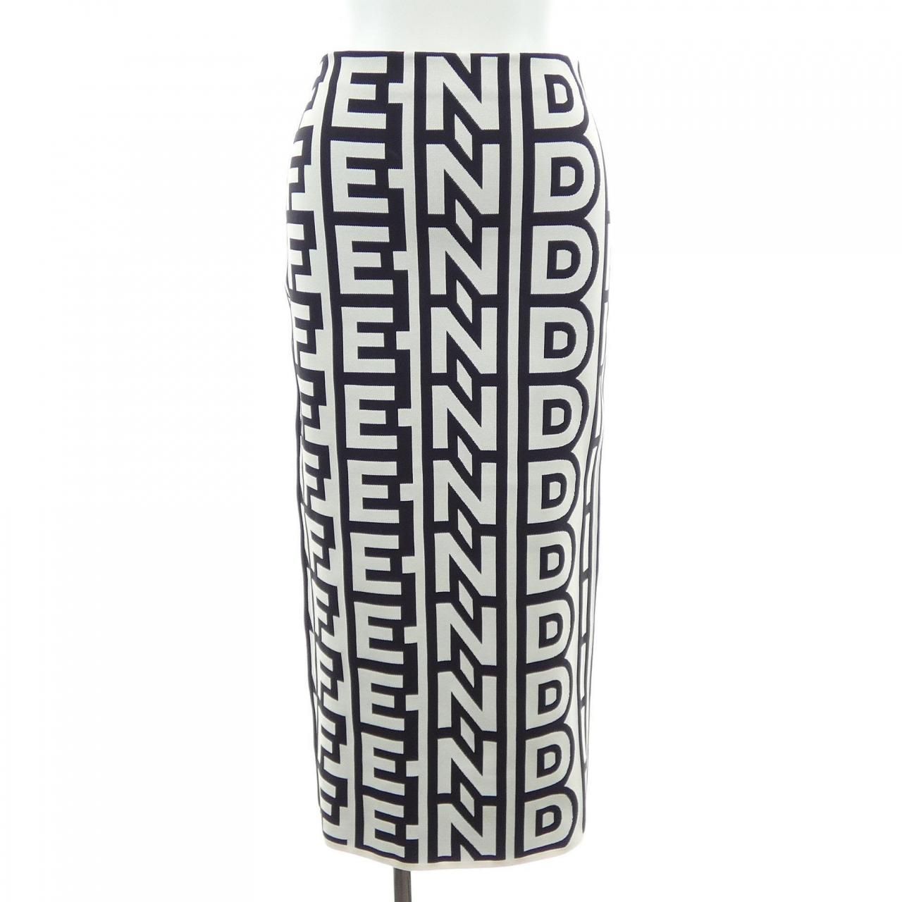 Fendi Amds Skirt Black