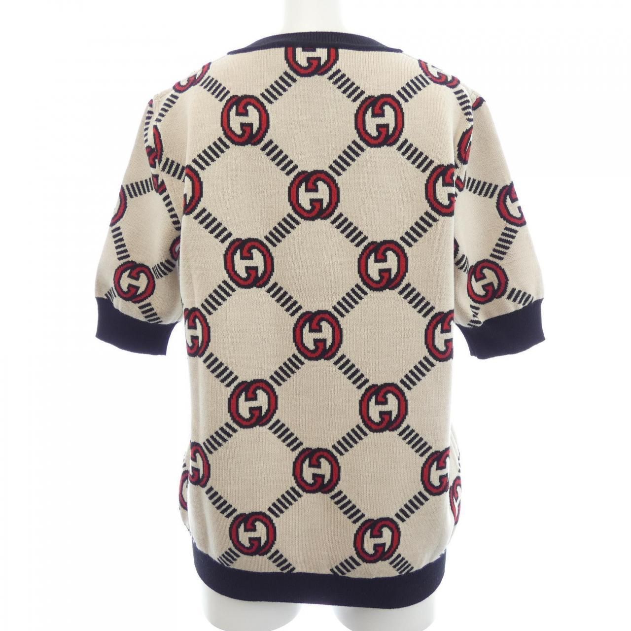 Gucci Interlocking Wool Reversiblesweater Knit Sweater — view 2