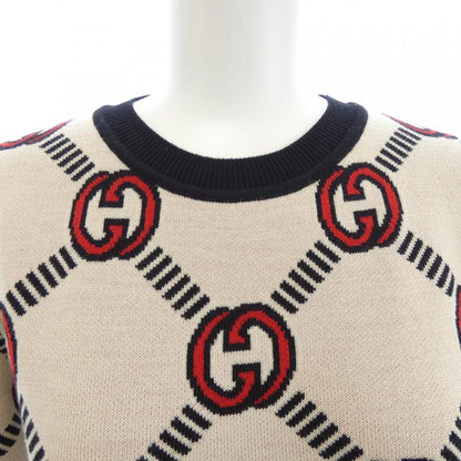 Gucci Interlocking Wool Reversiblesweater Knit Sweater — view 5