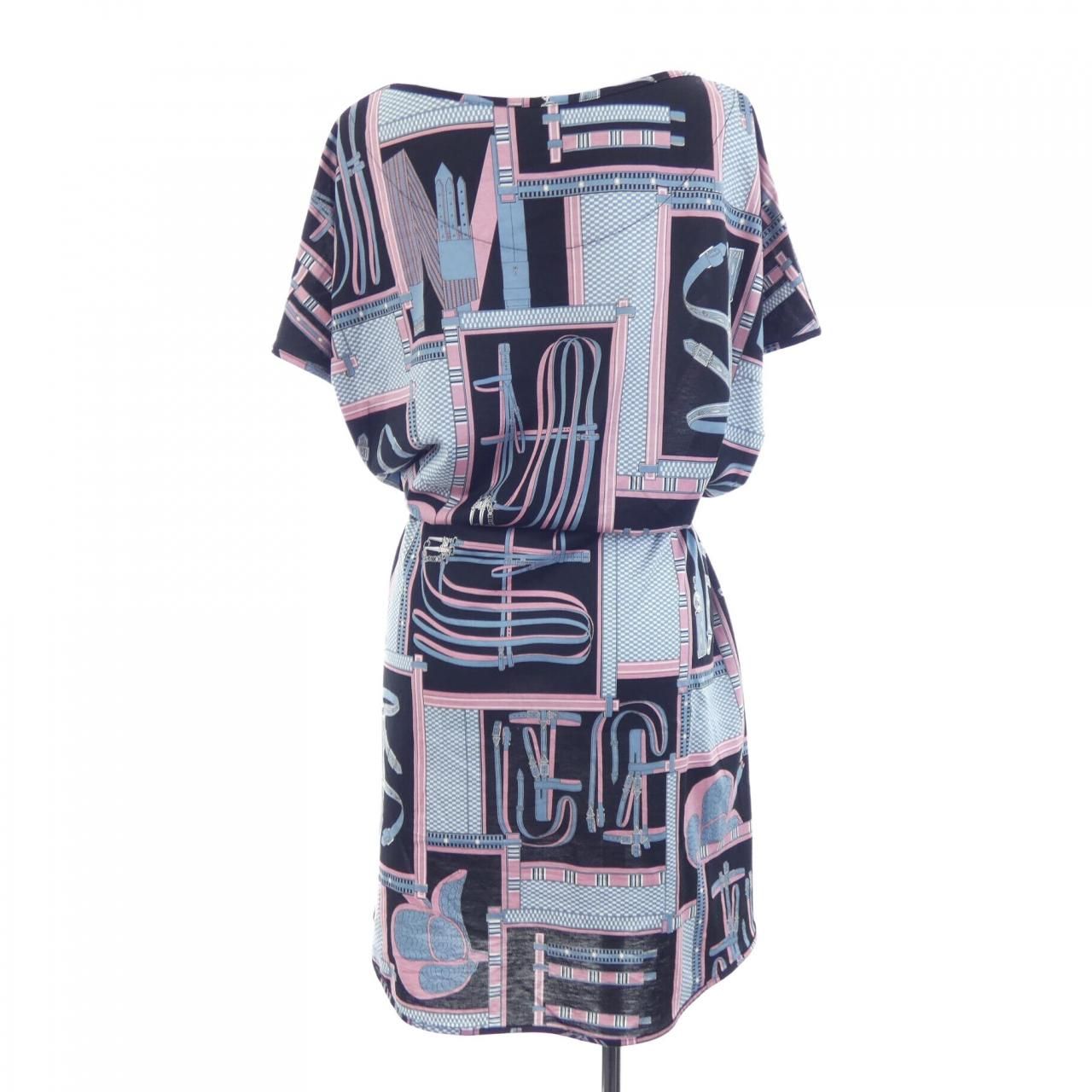 Hermes Lettres Equestres Cut Dress — view 2