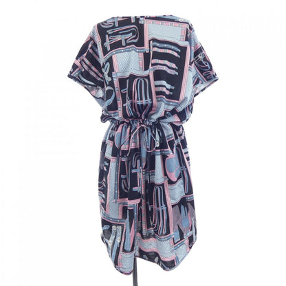 Hermes Lettres Equestres Cut Dress