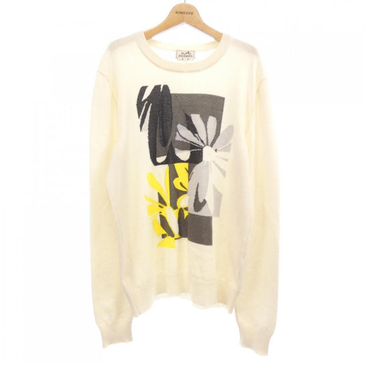 Hermes Knit Sweater Beige
