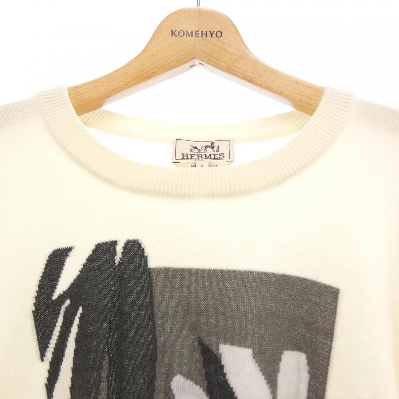 Hermes Knit Sweater Beige — view 5