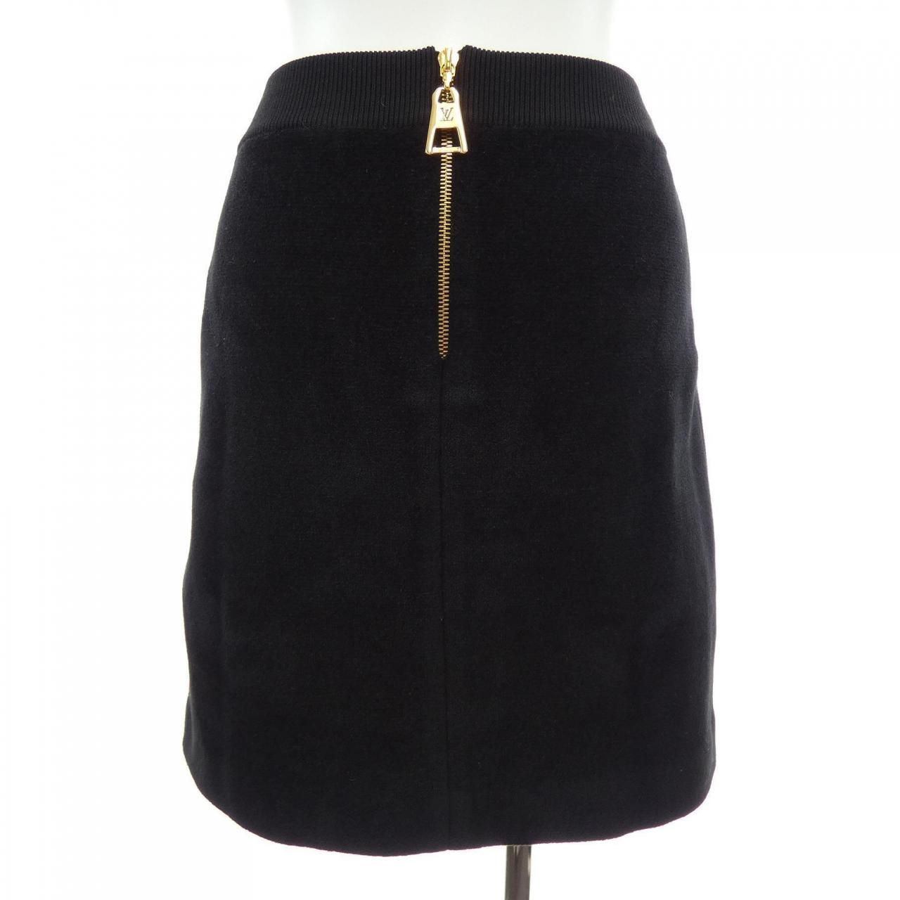 Louis Vuitton Monogram Woolknit a Line Skirt — view 2