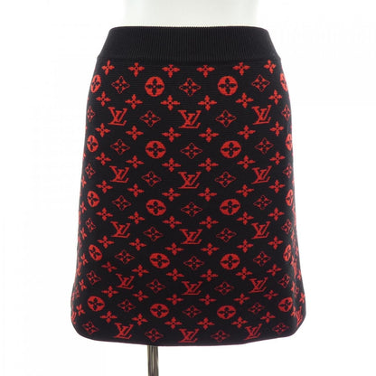 Louis Vuitton Monogram Woolknit a Line Skirt
