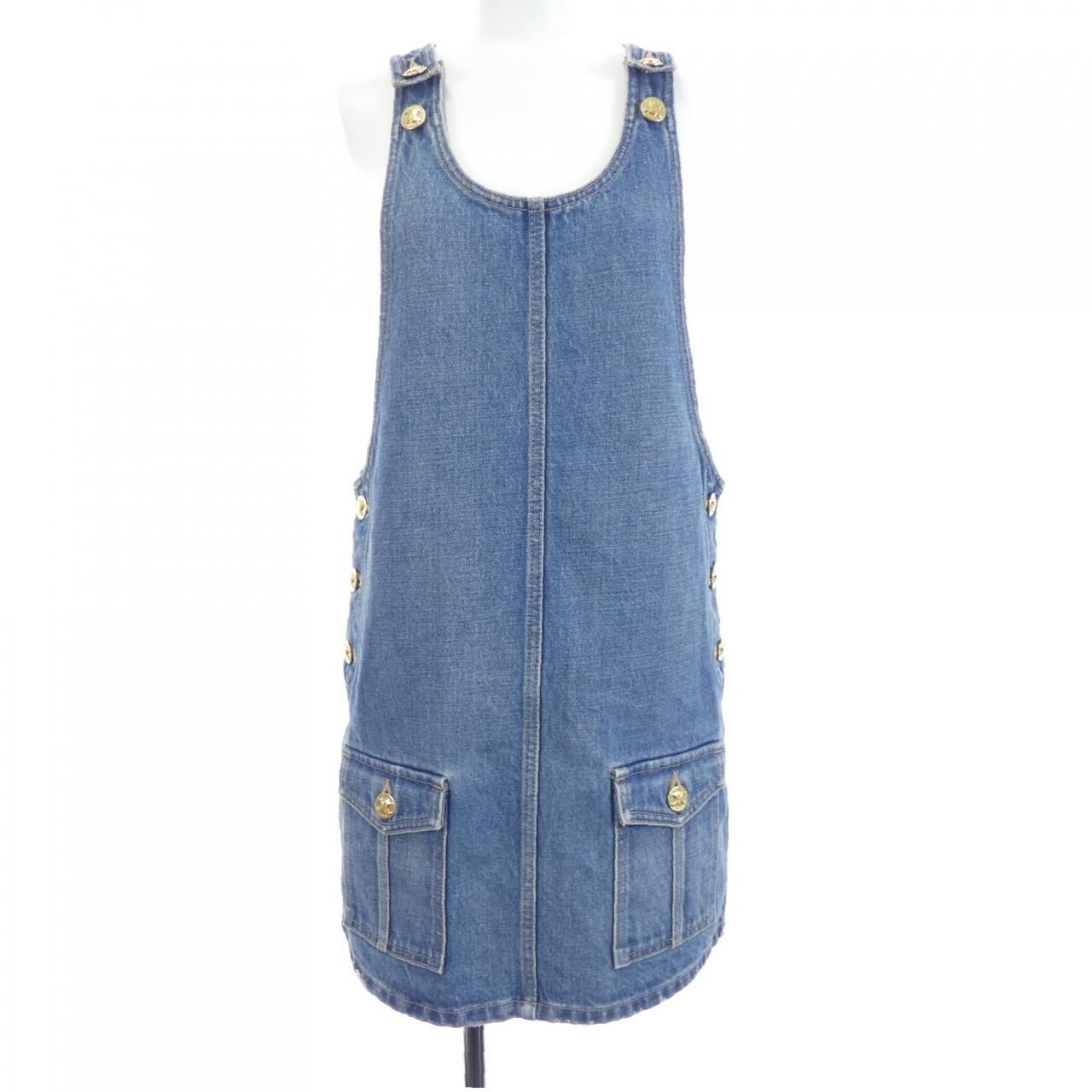 Celine Triomphe Dress Blue