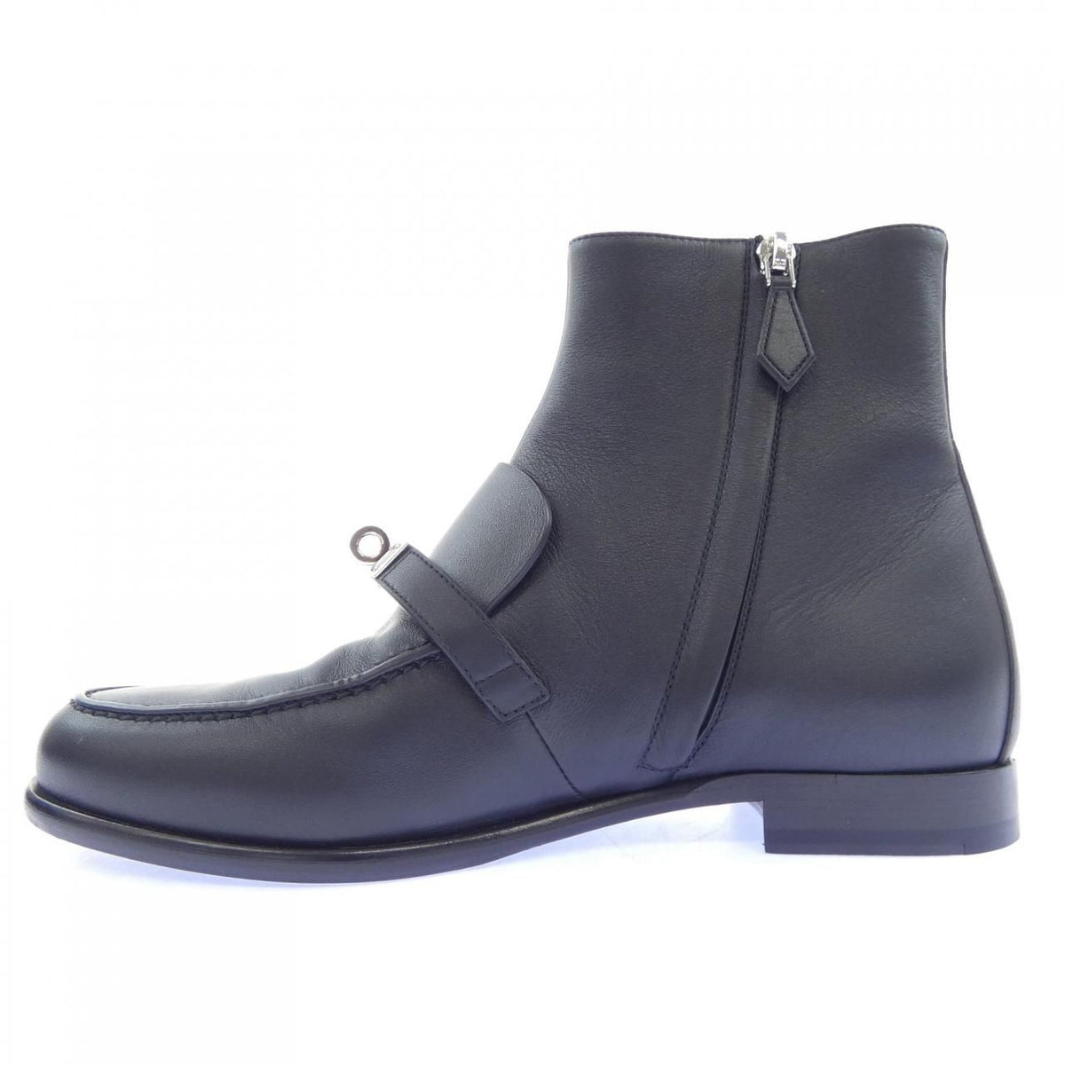Hermes Kelsey Kelly Buckle Boots — view 2