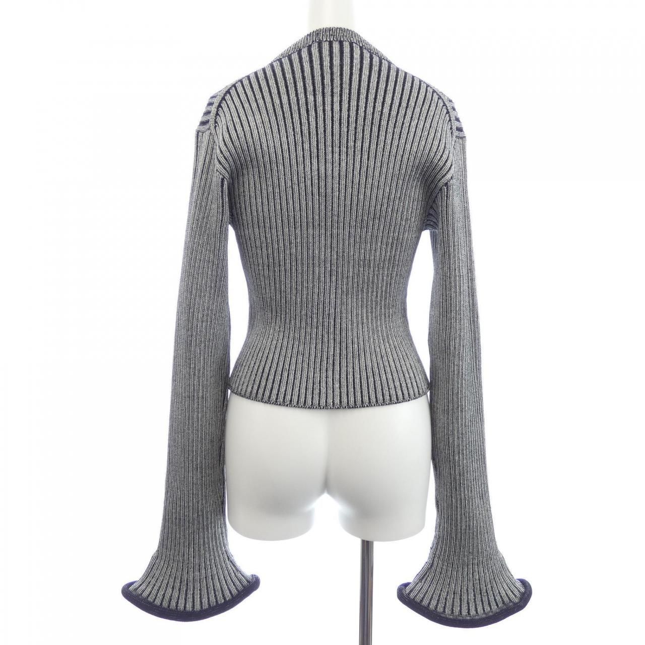 Louis Vuitton Ribbedknit Trumpet Cardigan — view 2