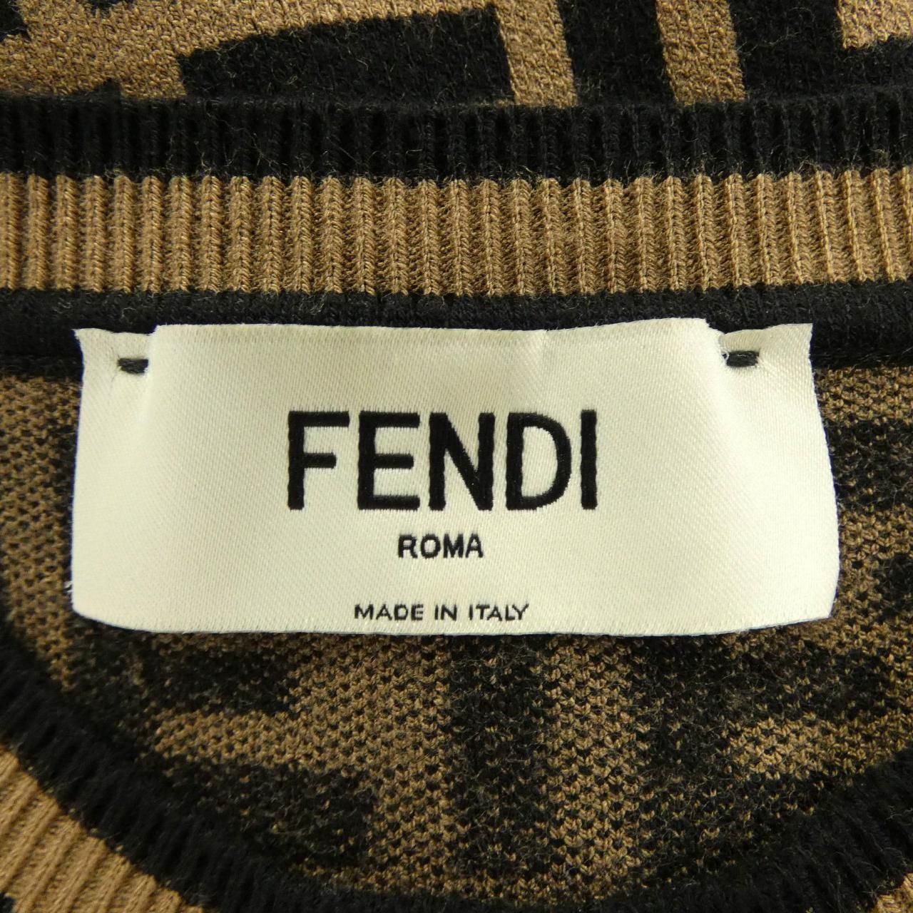 Fendi FF Motif Knit Sweater — view 5