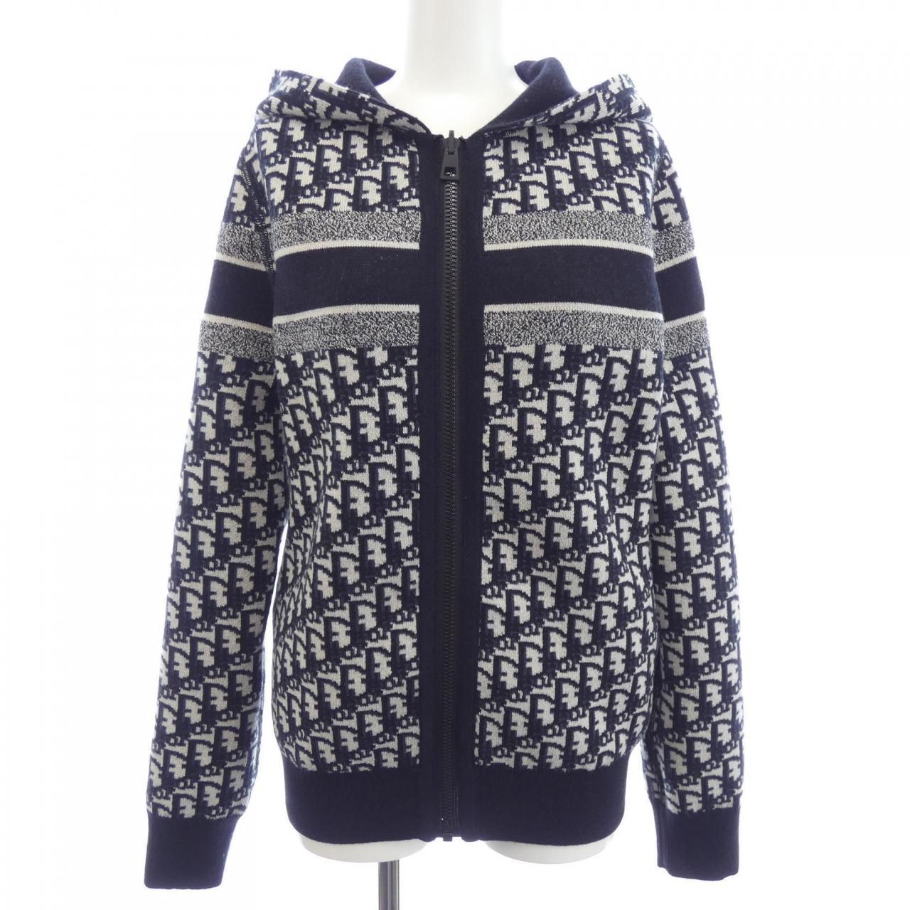 Dior Oblique Technical Cashmere Hoodie — view 6