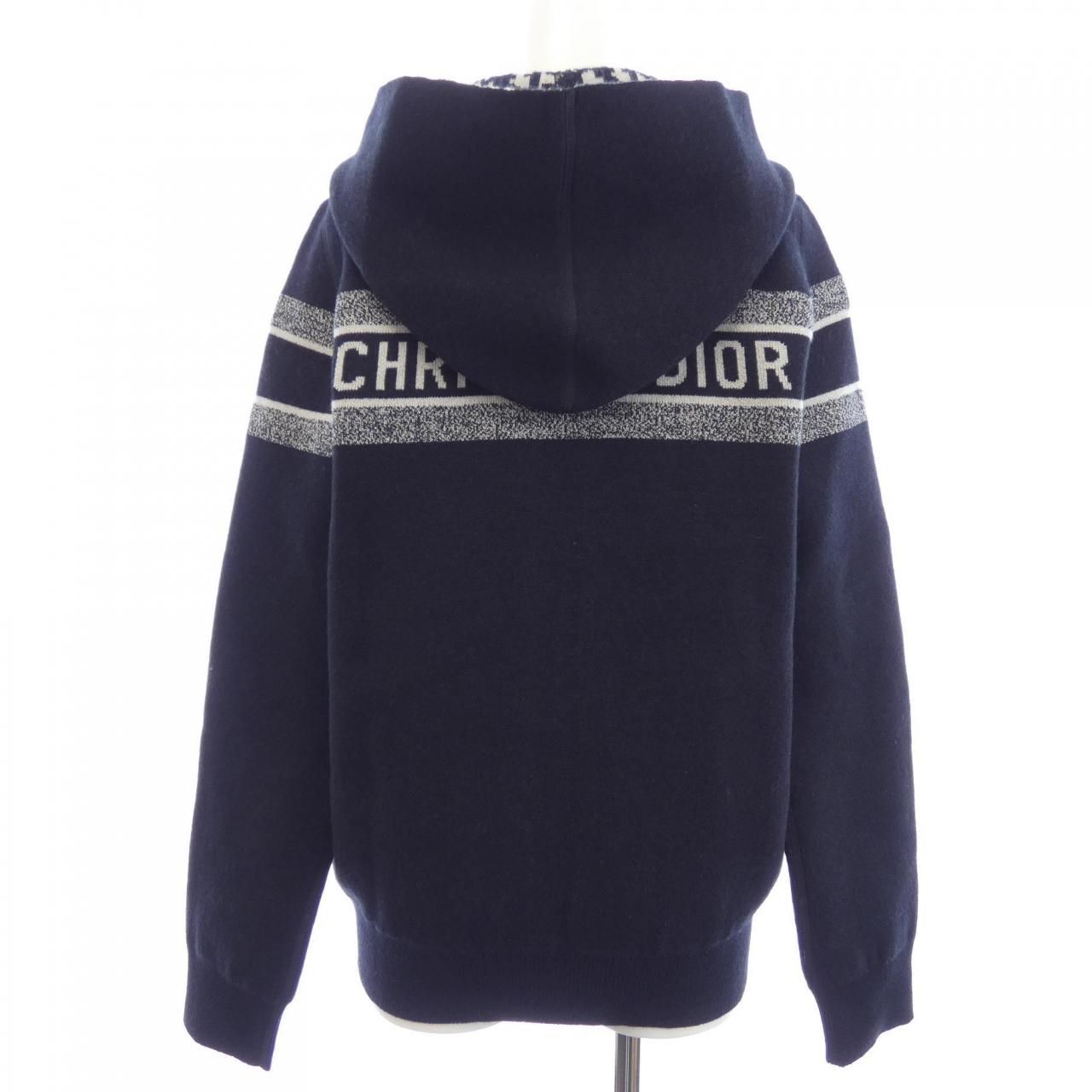 Dior Oblique Technical Cashmere Hoodie — view 2