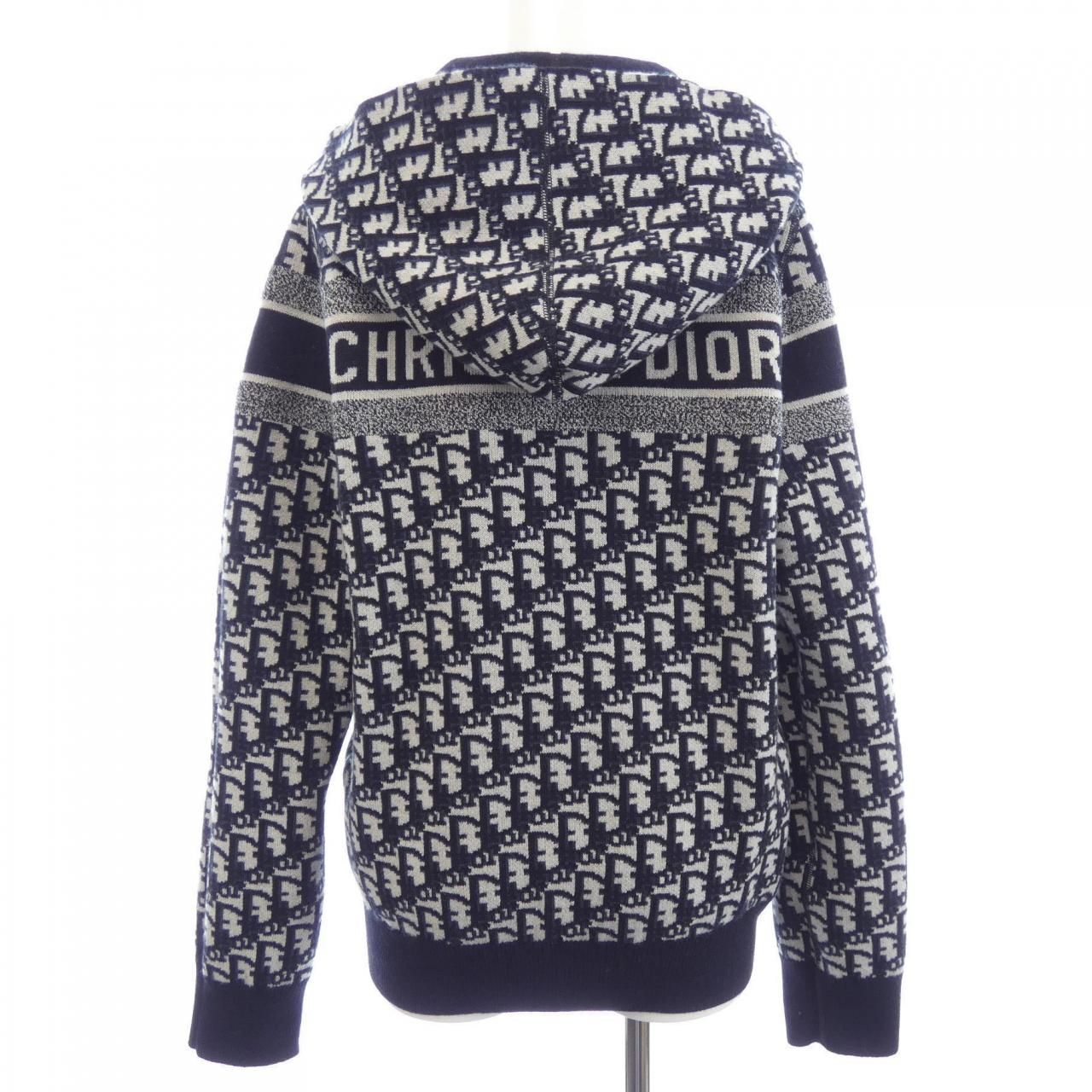 Dior Oblique Technical Cashmere Hoodie — view 7