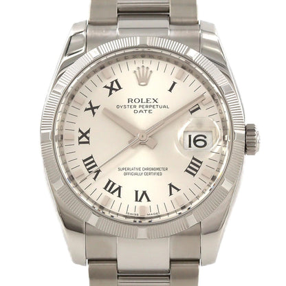 Rolex Oistar Perpetual Date SS Automatic Watch