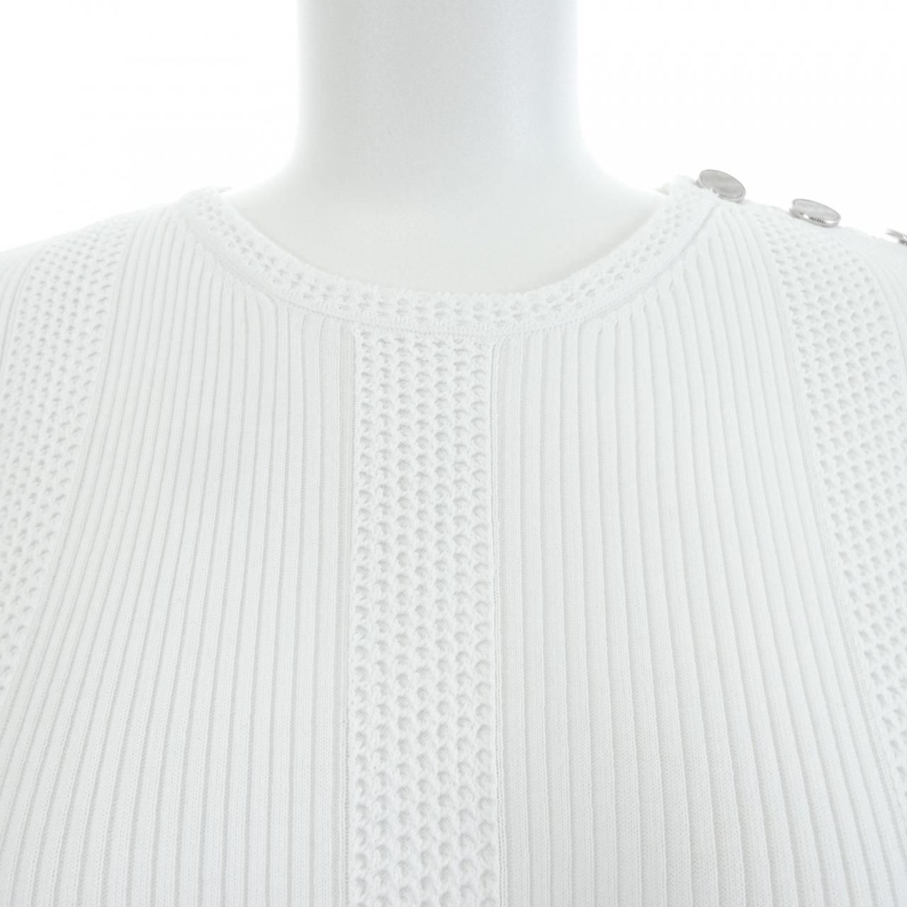 Chanel Knit Sweater White — view 6