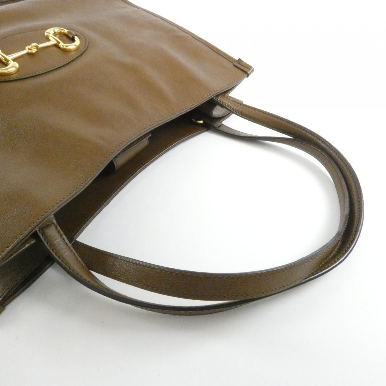 Gucci Horsebit Bag Handbag Brown — view 6