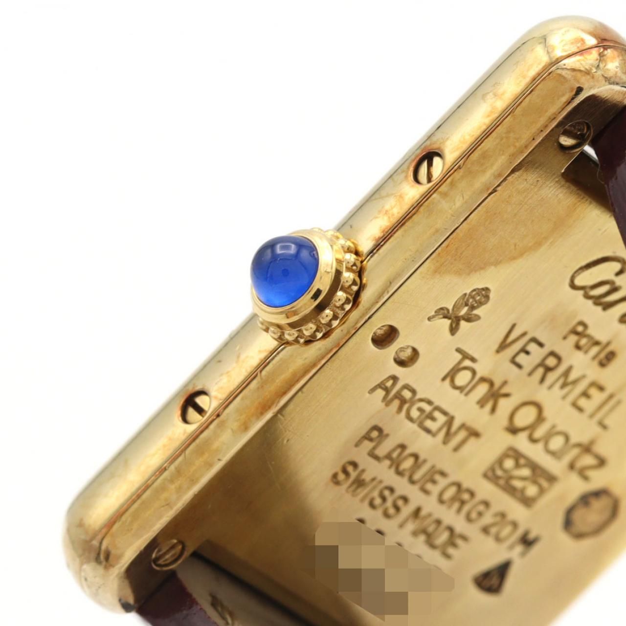 Cartier Must Tank SM Quartz Watch — view 3