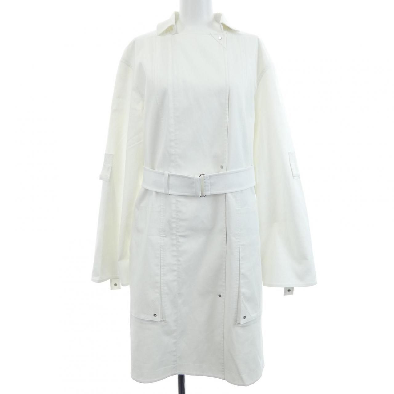 Hermes Trench Coat White