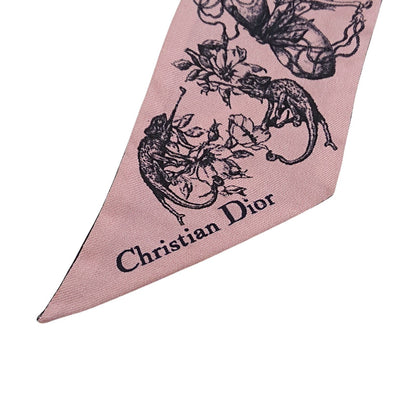 Dior Twilly Silk Scarf Pink — view 6