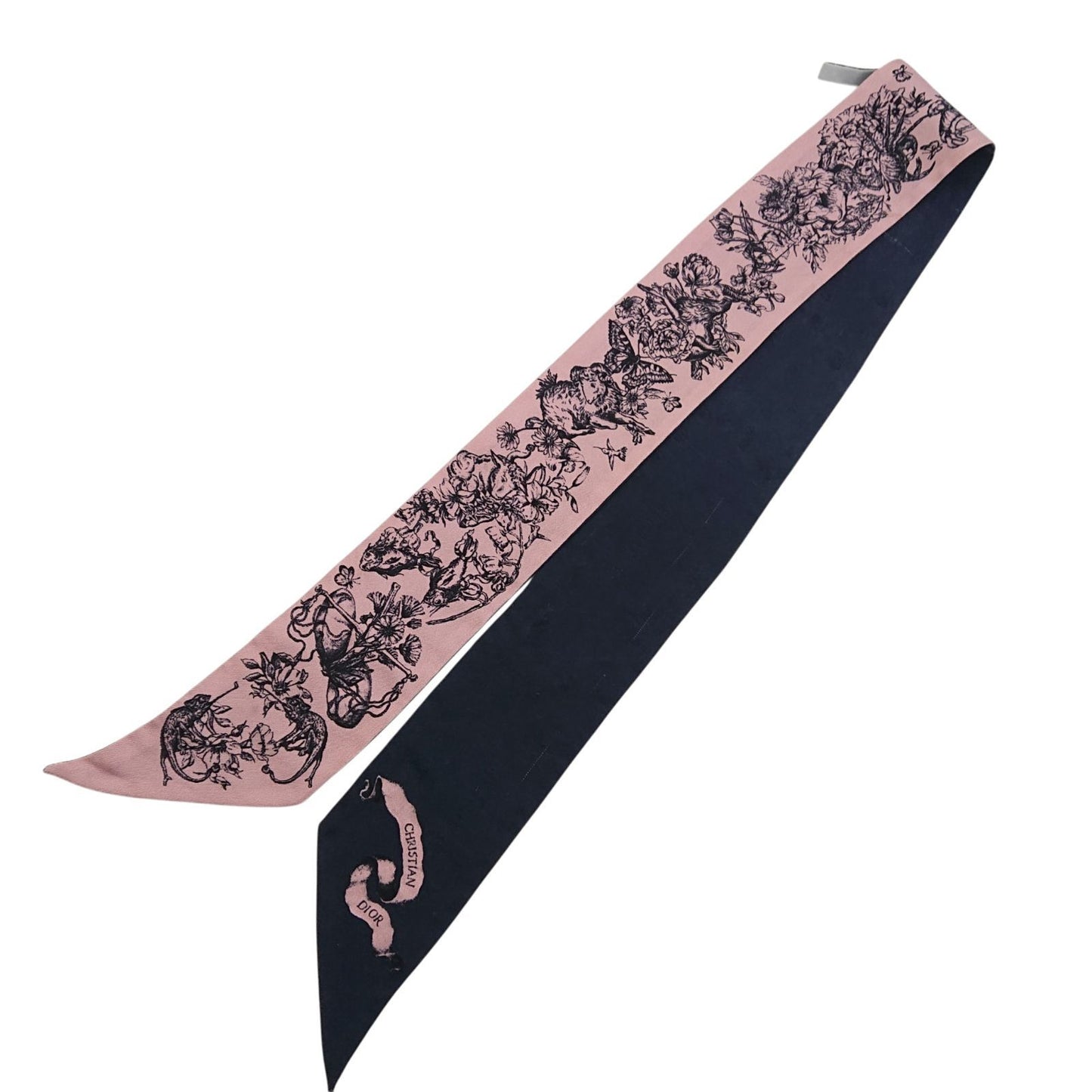 Dior Twilly Silk Scarf Pink — view 3