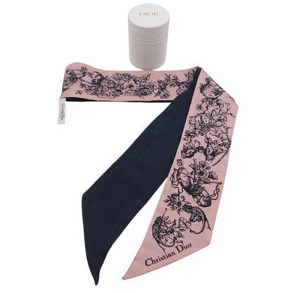 Dior Twilly Silk Scarf Pink