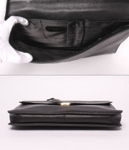 Chanel Business Briefcase Gold — view 3