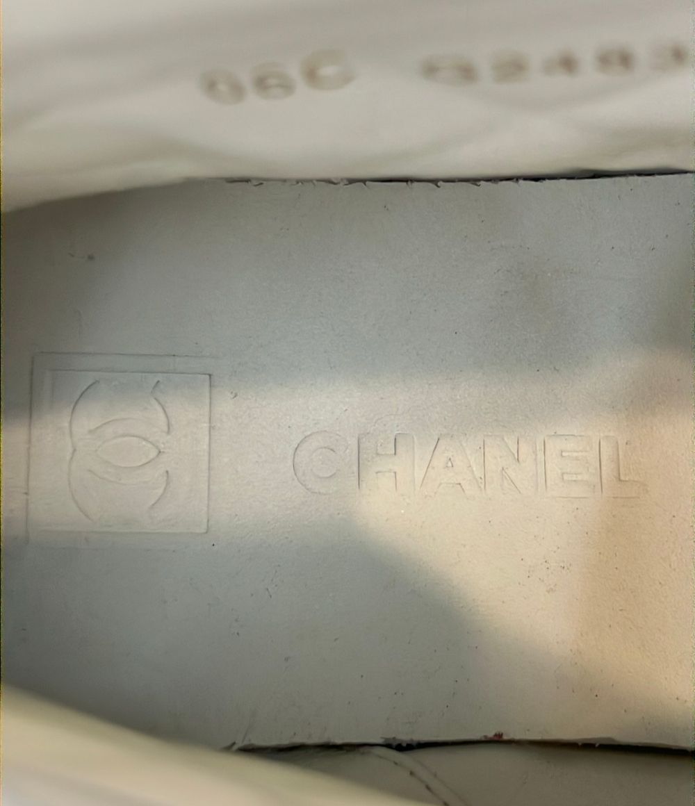 Chanel Quilted Canvas Sneakers — view 4