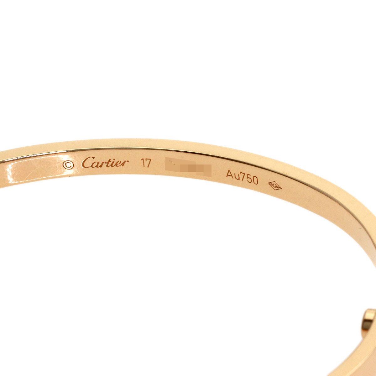 Cartier Love Bracelet SM 17 Driver 18K Pink Gold — view 4