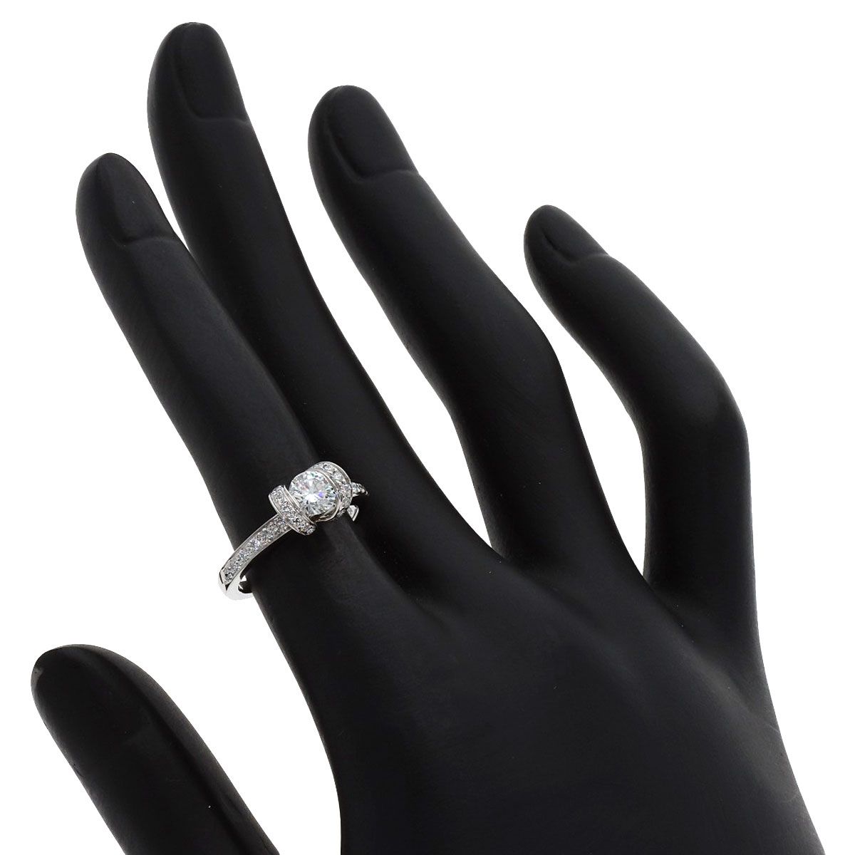 Tiffany & Co Ribbon Diamond Ring — view 7