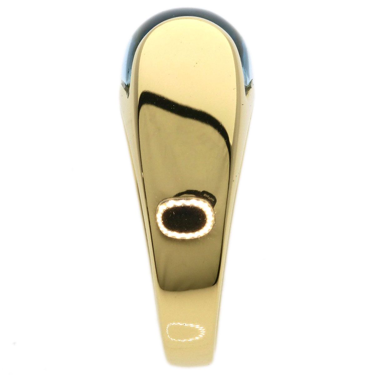 Bvlgari Tronchette Blue Topaz Ring 18K Yellow Gold — view 3