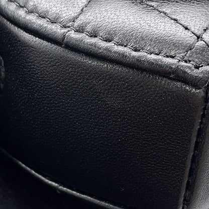 Chanel Bag Charm Quilted Heart Mini Lambskin Black — view 6