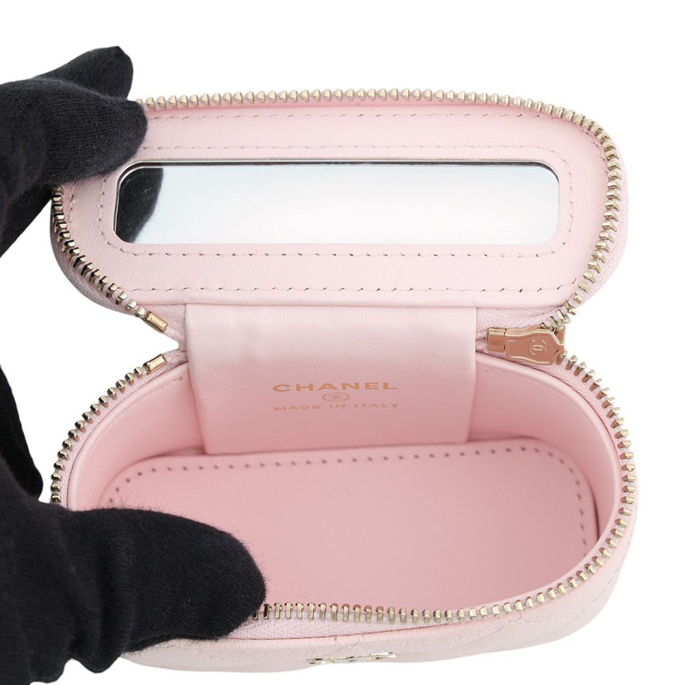 Chanel Bag Charm Classic Mini Vanity Caviar Leather — view 5