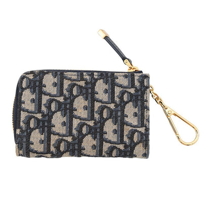 Dior Key Case Oblique 30 Montaigne Yuze Jacquard Leather Trotter Key Holder — view 3