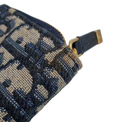 Dior Key Case Oblique 30 Montaigne Yuze Jacquard Leather Trotter Key Holder — view 6