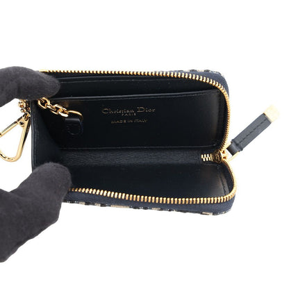 Dior Key Case Oblique 30 Montaigne Yuze Jacquard Leather Trotter Key Holder — view 4
