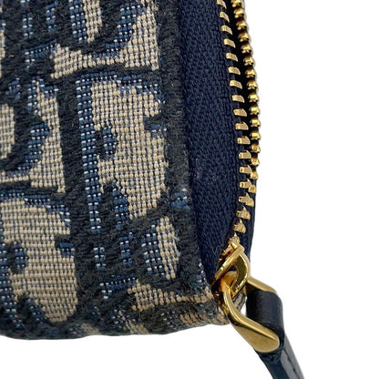 Dior Key Case Oblique 30 Montaigne Yuze Jacquard Leather Trotter Key Holder — view 5