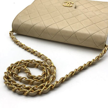 Chanel Quilted Shoulder Chain Gold Beige — view 7