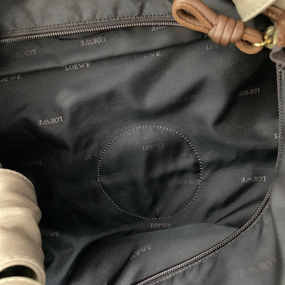 Loewe Anagram Nappa Aire Handbag Gold Color Brown — view 5