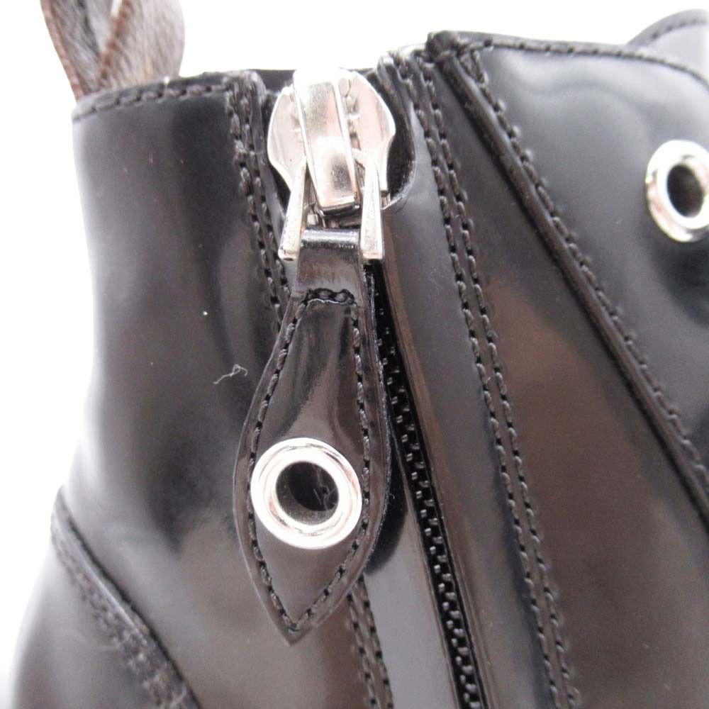 Louis Vuitton Star Trail Line Ankle Boots Short Chunky Heel Shoes Black 35 — view 7