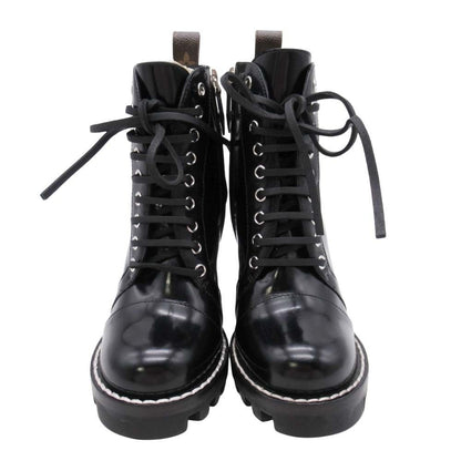 Louis Vuitton Star Trail Line Ankle Boots Short Chunky Heel Shoes Black 35 — view 2