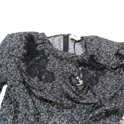 Fendi Daily Dresses Floral Dress Long Sleeve All Pattern Silk 42 Gradation Gray — view 4