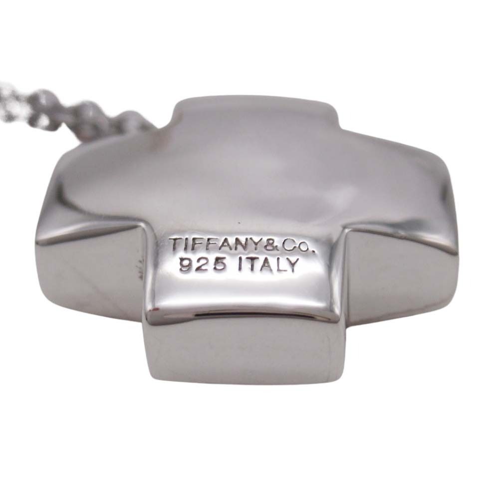 Tiffany & Co New Roman Cross Necklace Silver — view 4