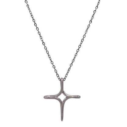 Tiffany & Co New Infinity Cross Necklace Silver