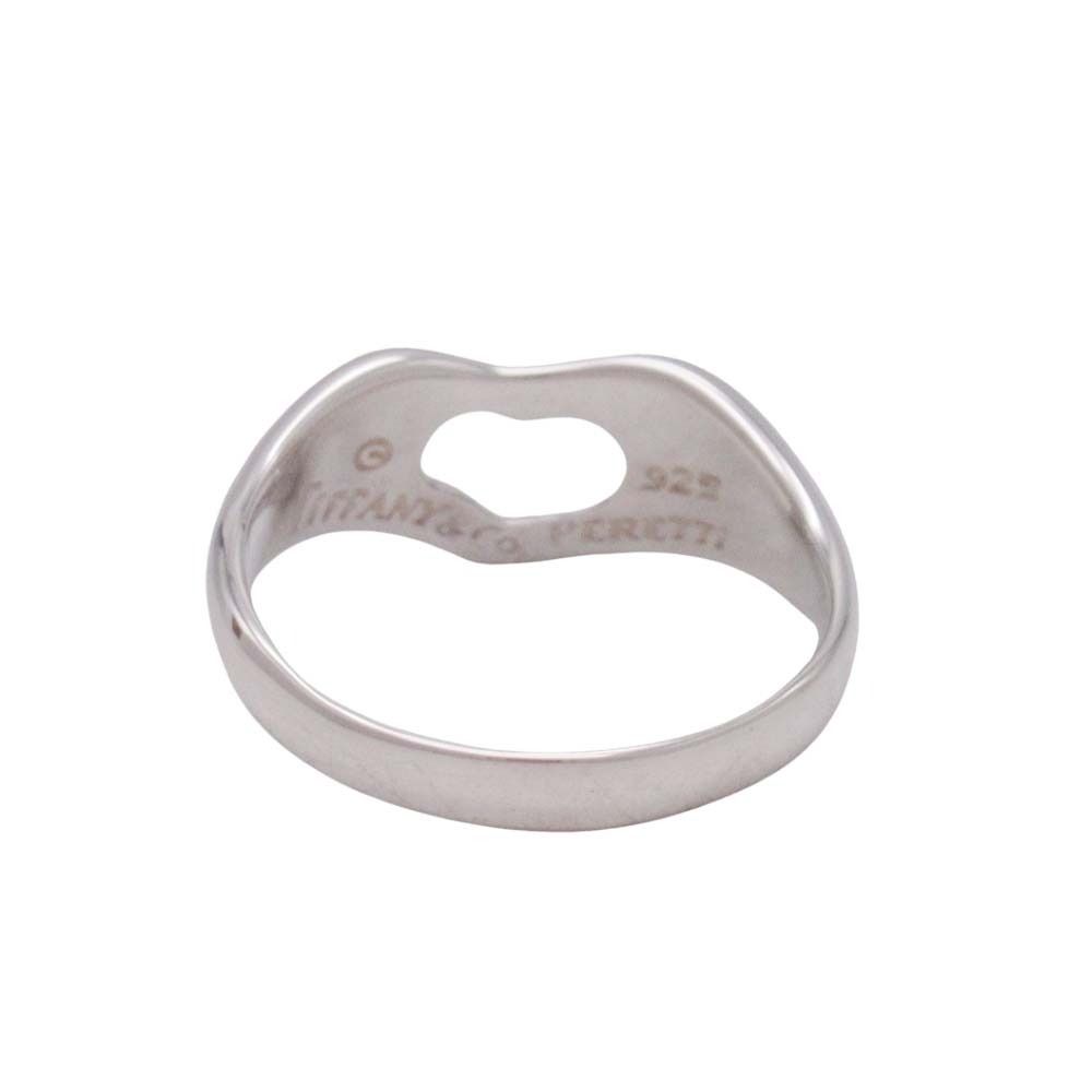 Tiffany & Co New Open Heart Ring Silver — view 3