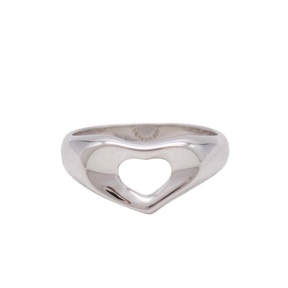 Tiffany & Co New Open Heart Ring Silver