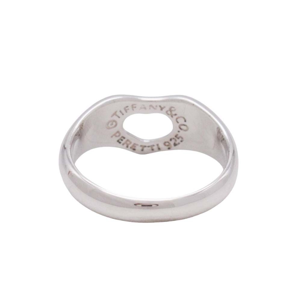 Tiffany & Co New Open Heart Ring Silver — view 3