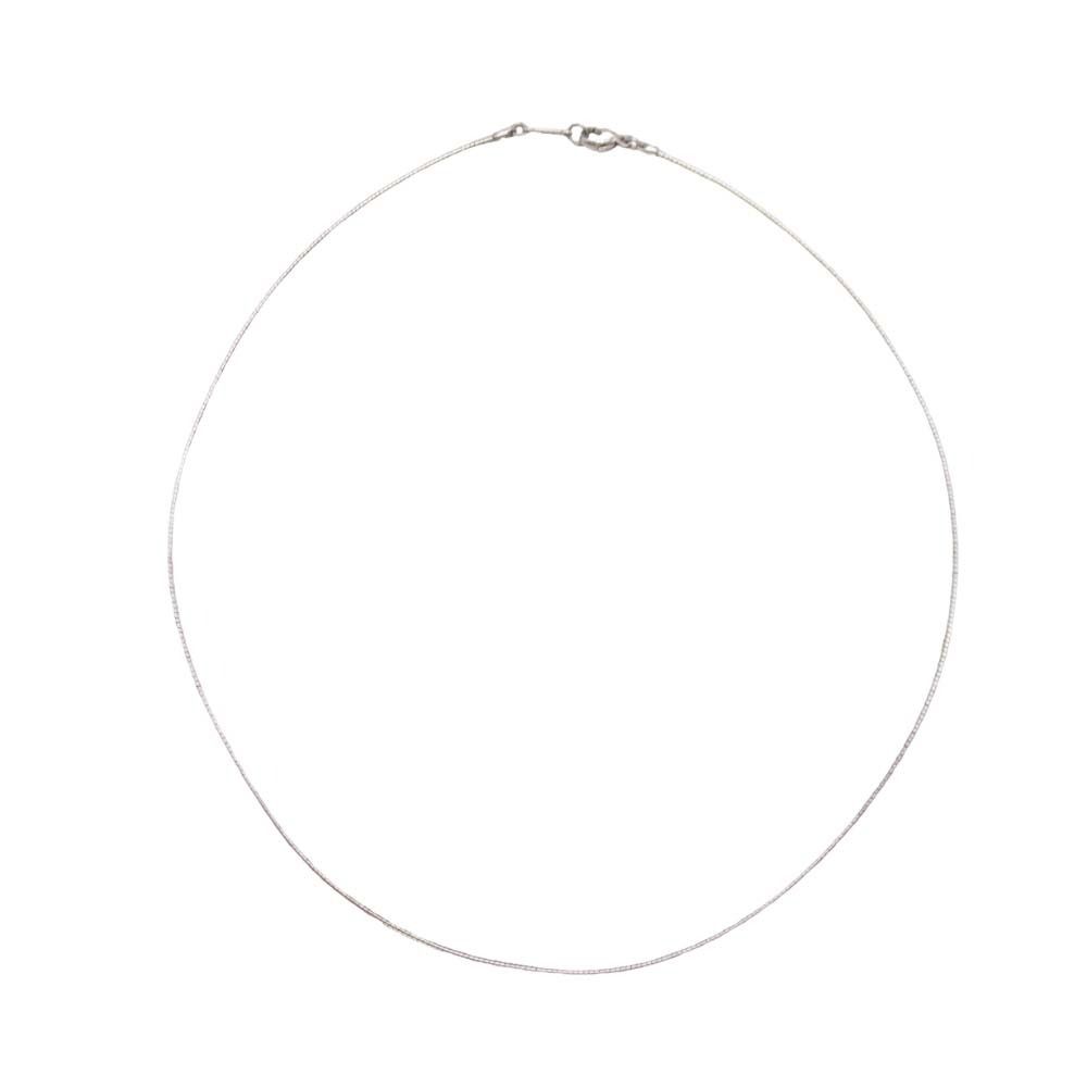 Tiffany & Co New Wire Necklace Silver