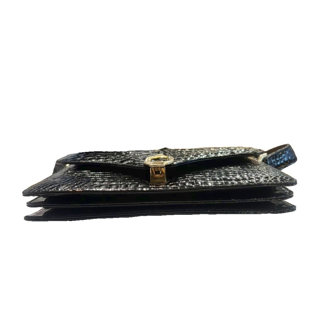 Celine Croco Shoulder Bag — view 3