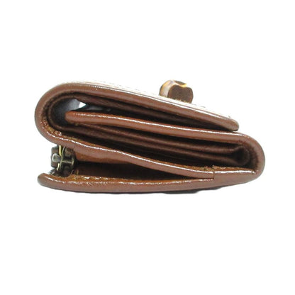 Gucci Diana Bamboo Compact Wallet Trifold Brown — view 4